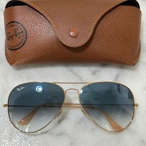 Ray-Ban gradient aviator sunglasses